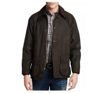 Barbour Classic Bedale Jacket - Olive, Size 42